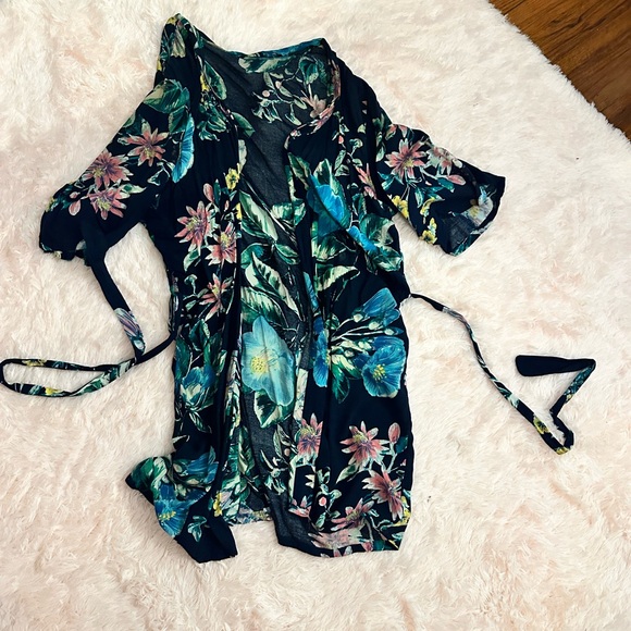 💕 comfy floral robe - Picture 2 of 2